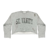 Saint Vanity Badger Grey Crewneck