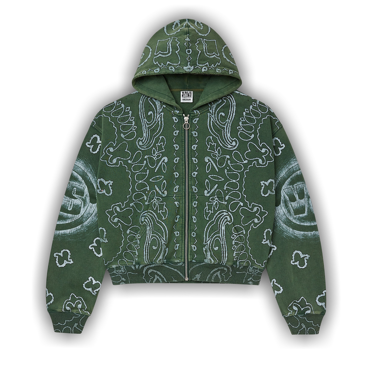 Vale Green Flag Zip Up Jacket