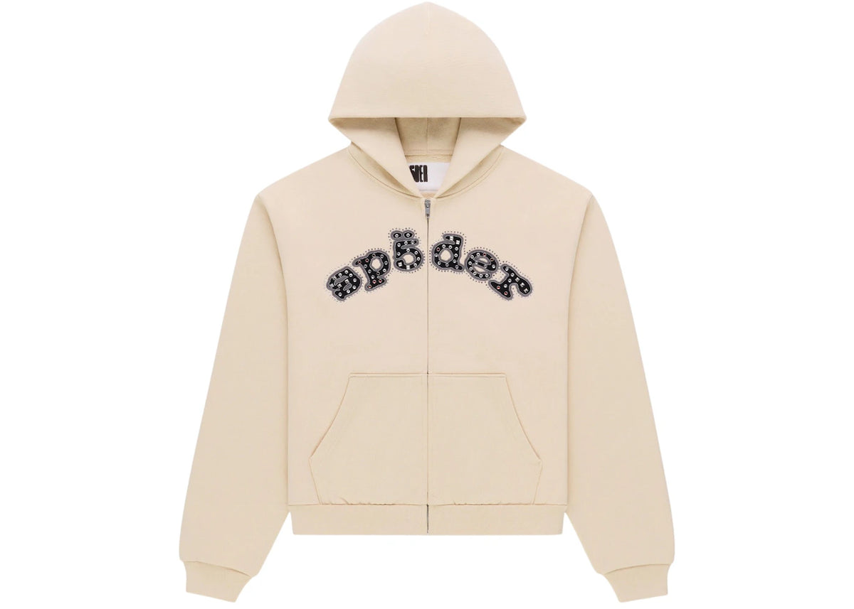 Sp5der Mixed Stone Og V2 Zip Hoodie