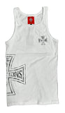 KRAZY AMBITIONS Tank Top (WHITE)