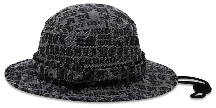 Supreme Cities Jacquard Boonie Black