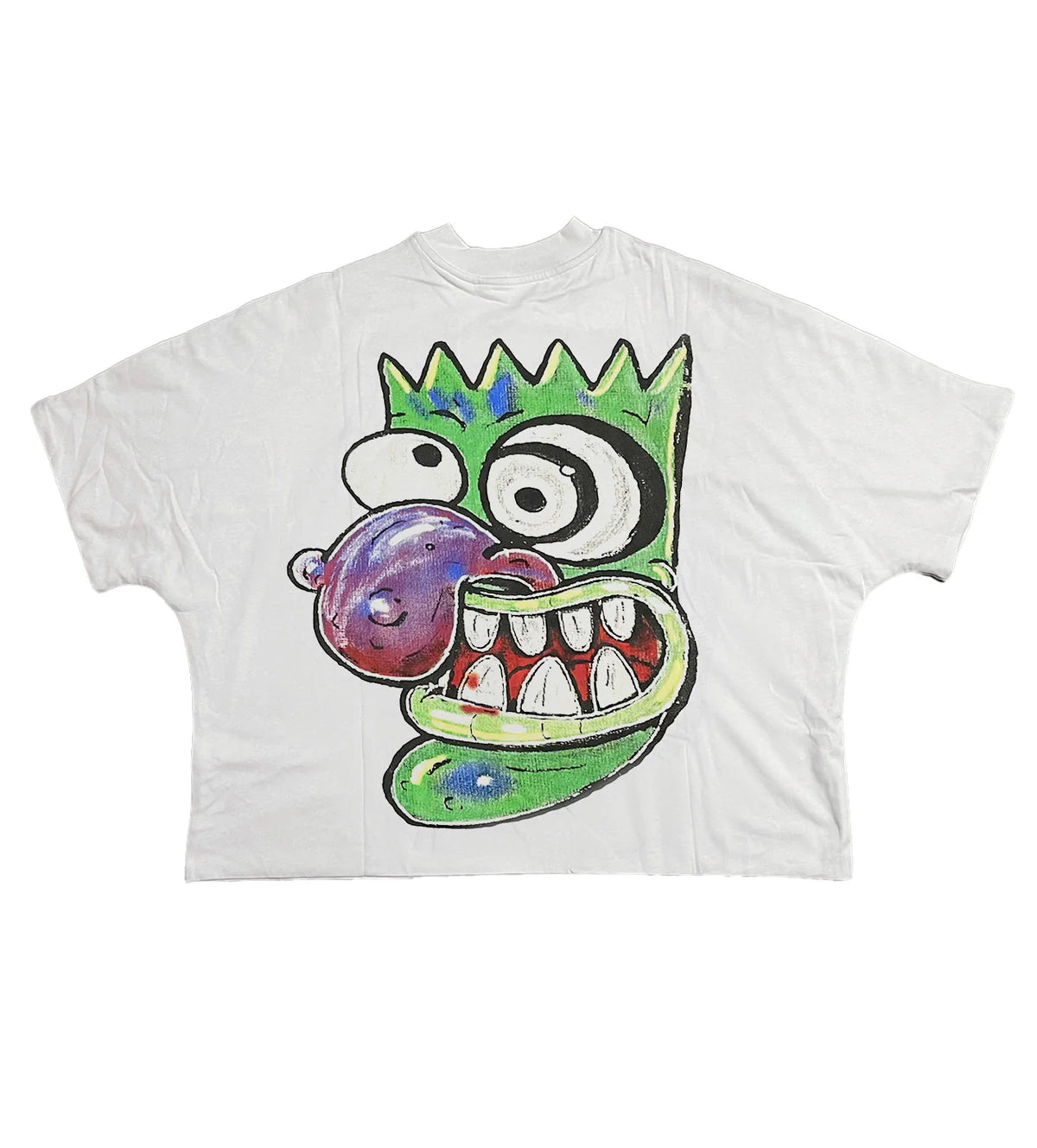 Billionaire Studios Hypno Eggplant Tee White