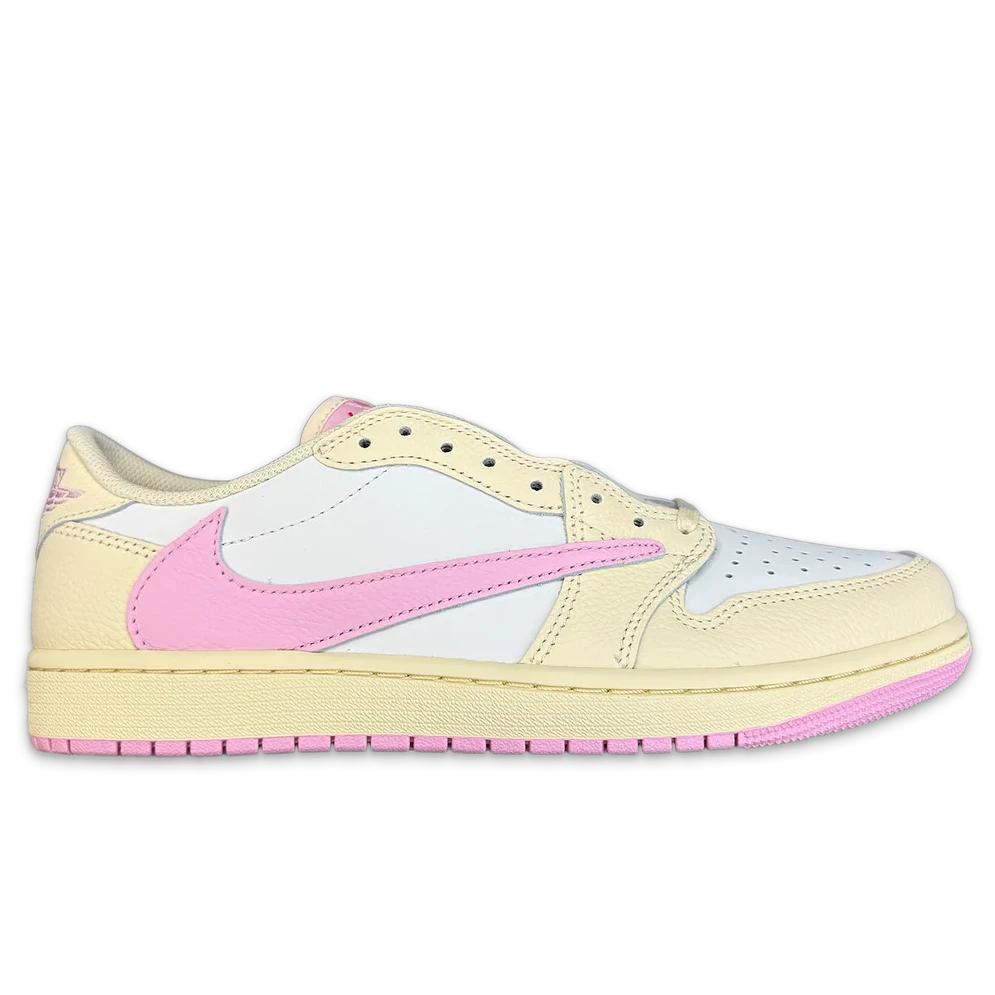 AIR JORDAN 1 LOW X Travis Scott Shy Pink