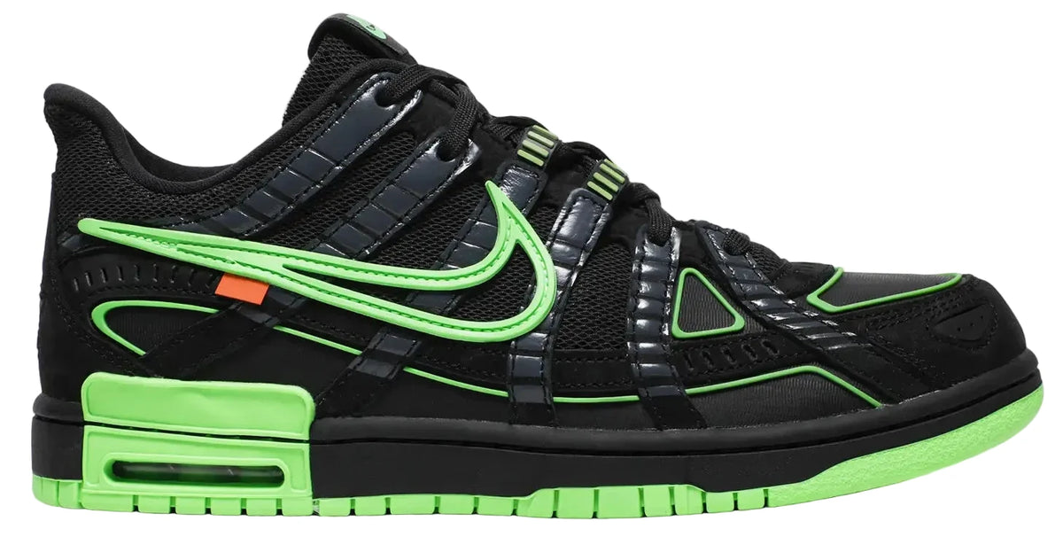 Off White X Air Rubber Dunk 'Green Strike' USED