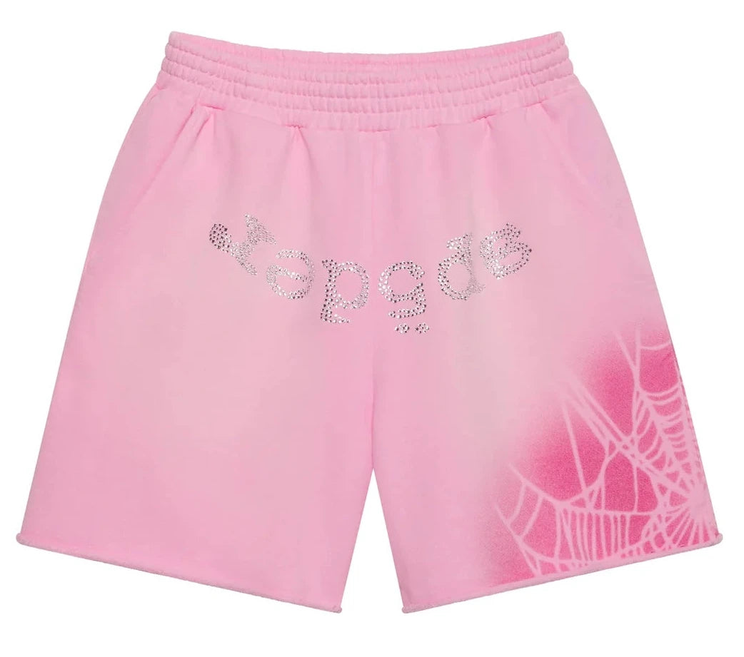 Sp5der OG Web V2 Spray Sweatshorts
