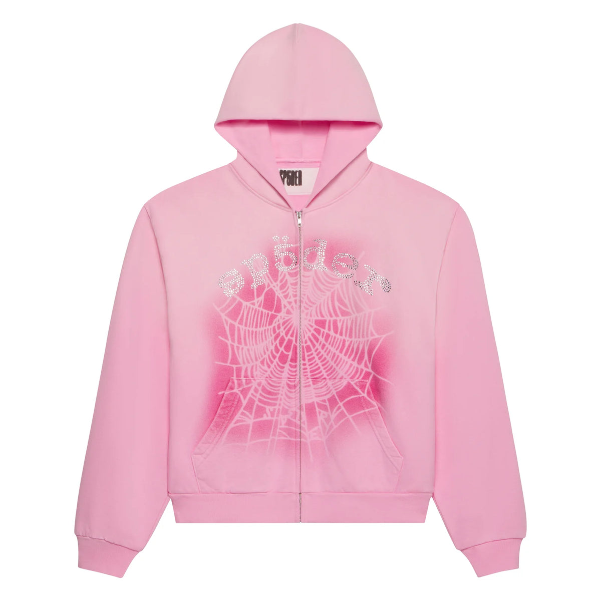 Sp5der OG Web V2 Spray Zip Hoodie
