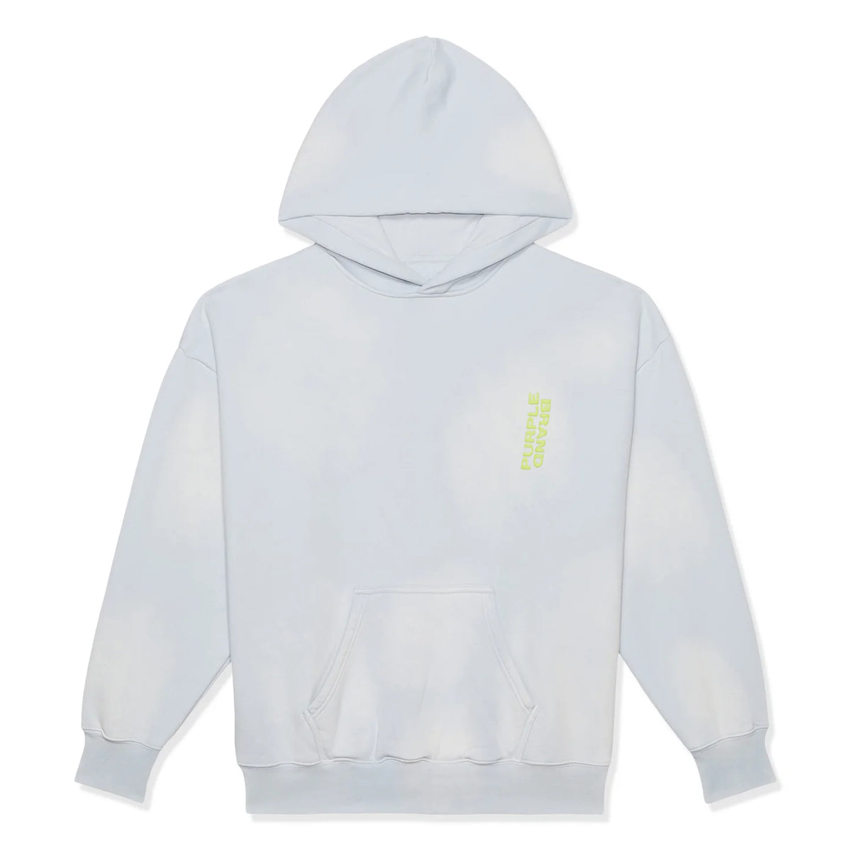 PURPLE Brand Heavy Dry Fleece Hoodie Gray Dawn