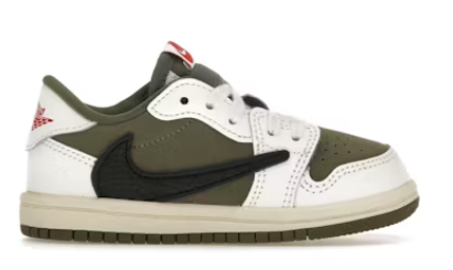 Jordan 1 Retro Low OG SP Travis Scott Medium Olive (TD)