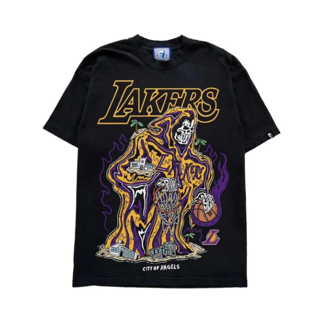 Warren Lotas Lakers Reaper T-Shirt