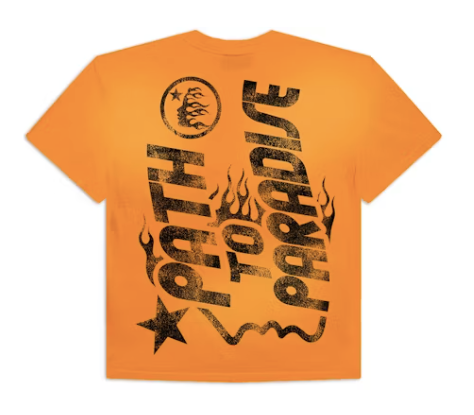 Hellstar Jesus T-Shirt Orange