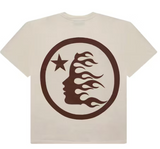 Hellstar Classic T-shirt (Regular Print) White/Brown