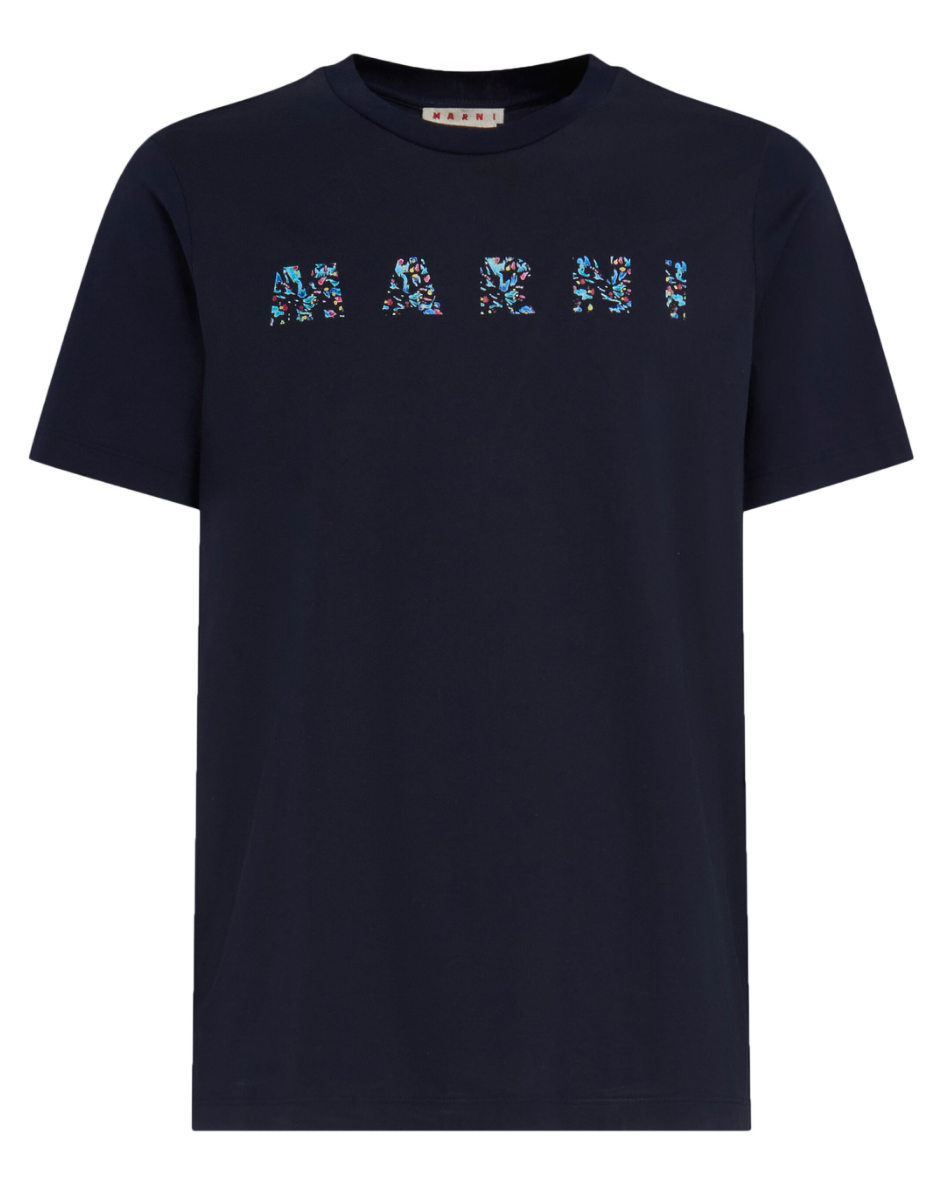 Marni logo-print cotton T-shirt