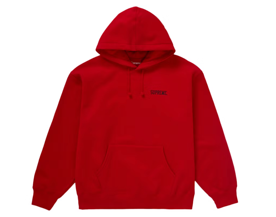 Supreme Doggs Hooded Sweatshirt Red
