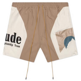 Rhude Senna Flight Shorts Tan/Cream