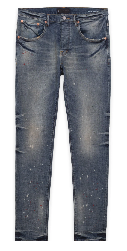 Purple Jean P002 Vintage Spotted Indigo
