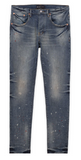 Purple Jean P002 Vintage Spotted Indigo