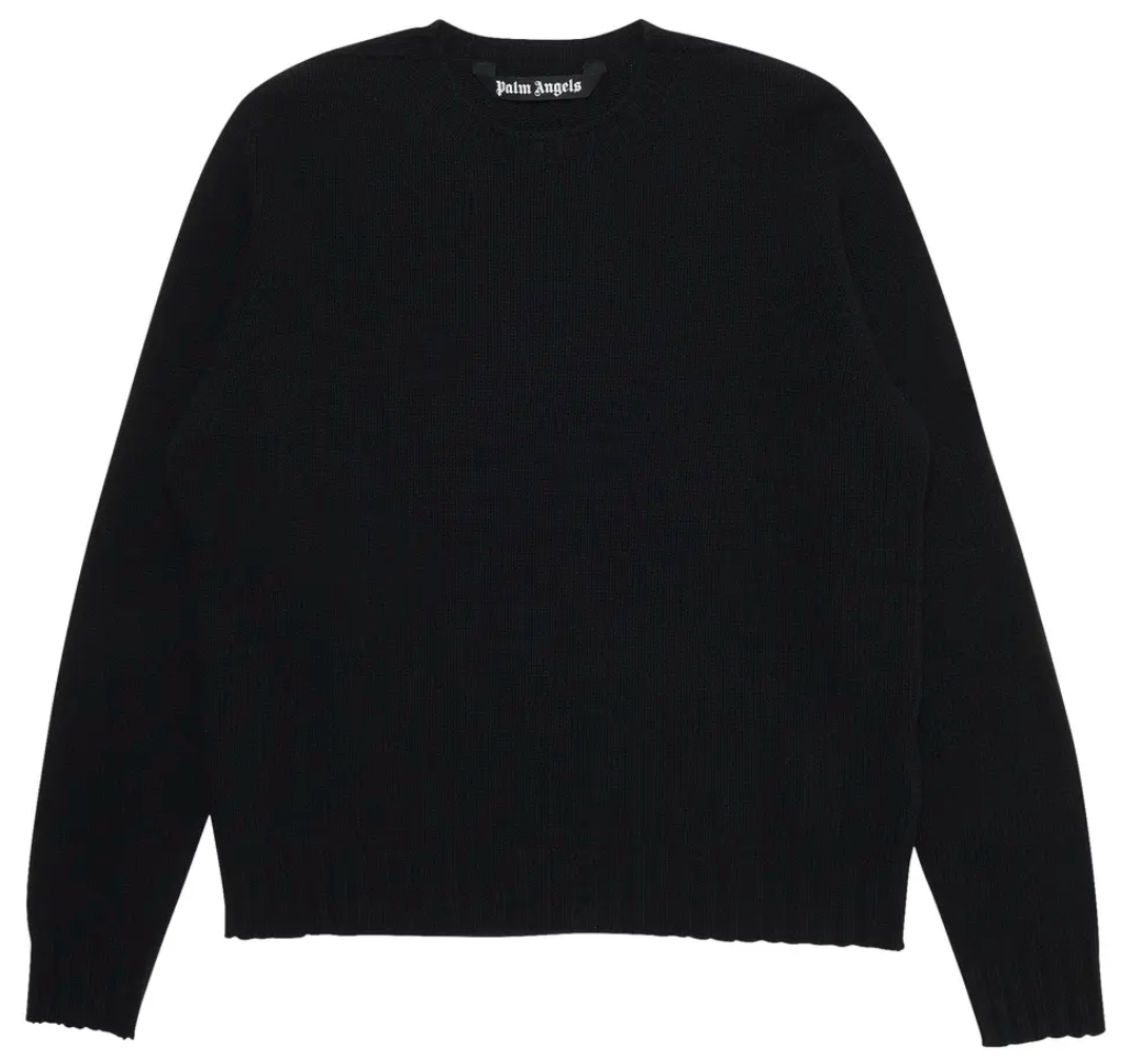 Palm Angels Rec Logo Sweater Black/White