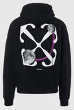 Off-White Double Moon Arrow Hoodie Black