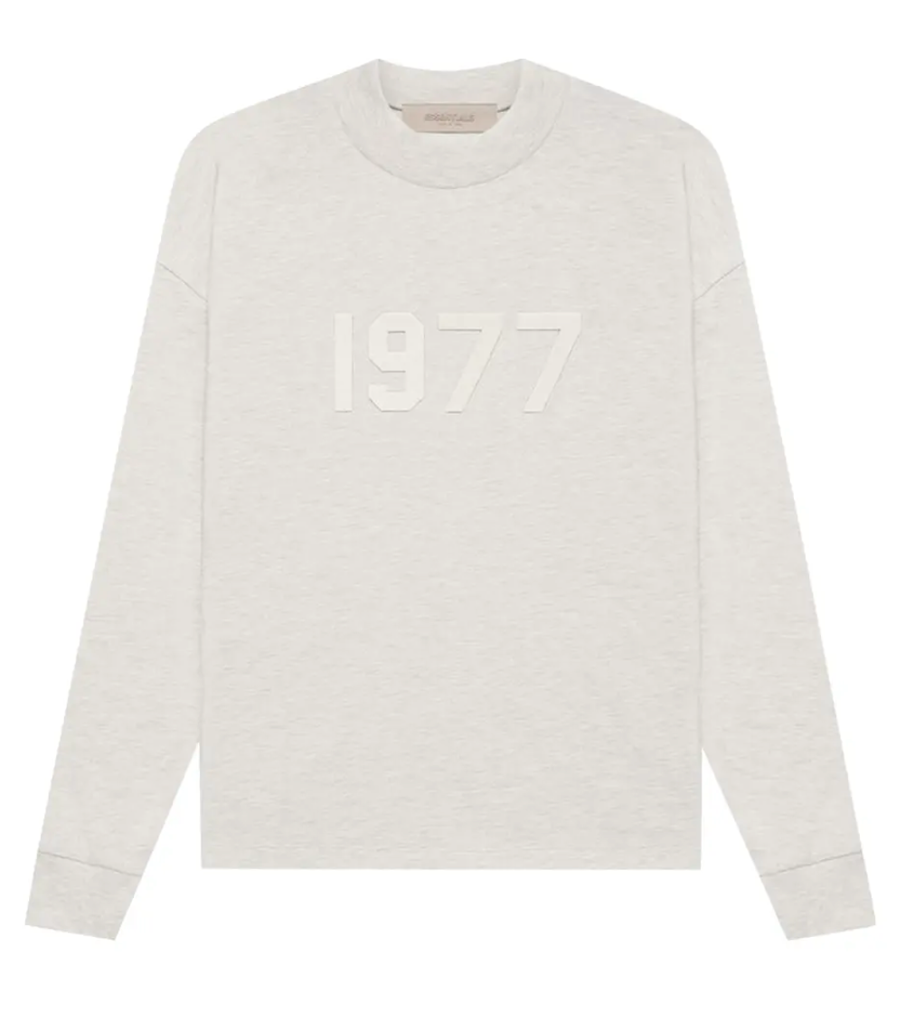 Fear of God Essentials Essentials Long-Sleeve Tee 'Light Oatmeal'
