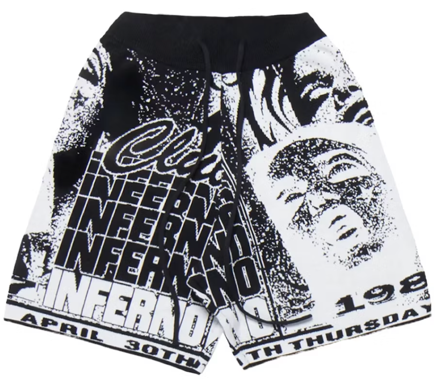 Renowned Club Inferno Knit Shorts Black