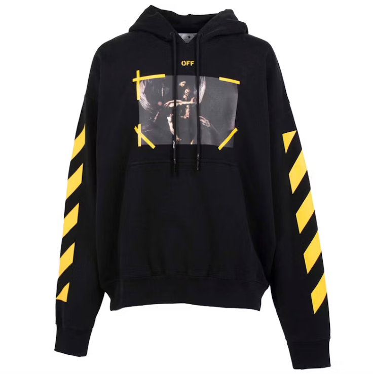 OFF-WHITE Diag Arrow Carav Mercy Skate Hoodie Black/White