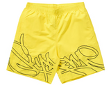 Supreme Tag Water Short Yellow