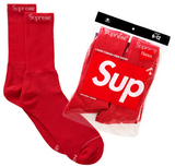 Supreme Hanes Socks (4 Pack) Red