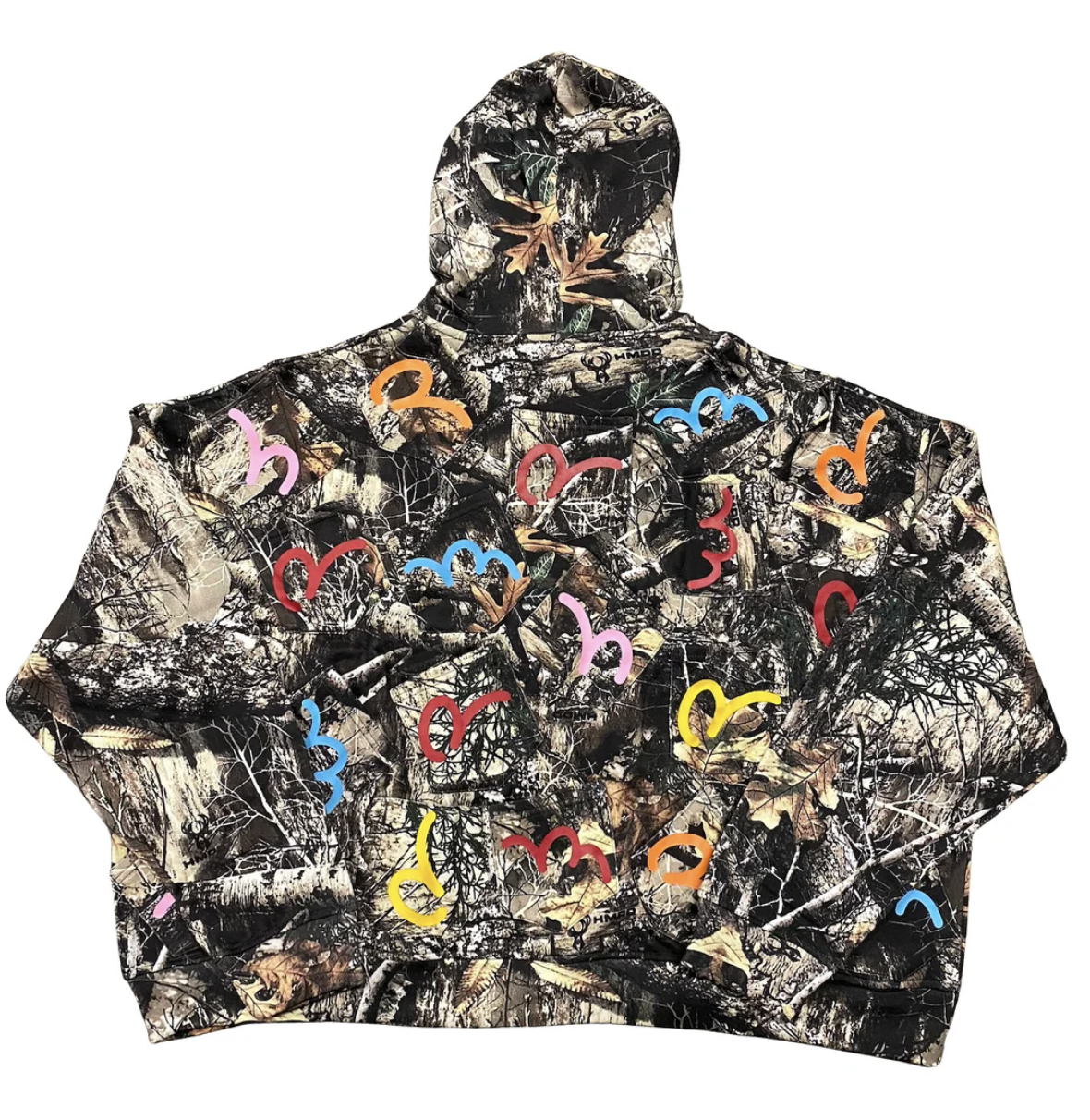 HAPPY MEMORIES DON'T DIE HMDD 'CAMO' POCKET ZIP UP HOODIE