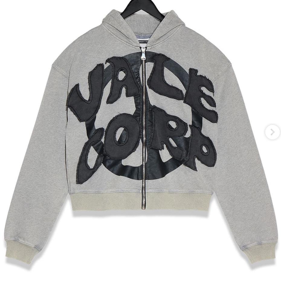 Vale Corp Zip UP Gray/Black