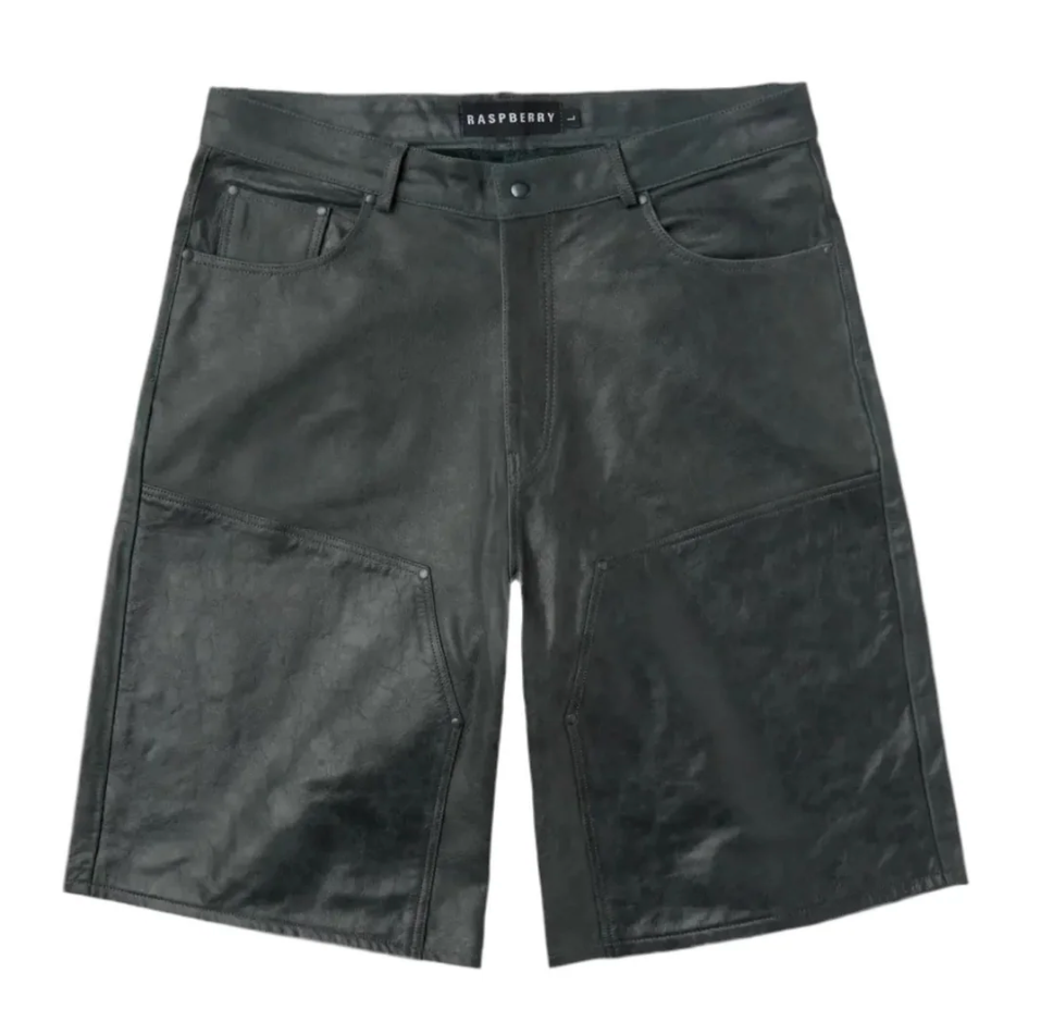 GV GALLERY RASPBERRY HILLS LEATHER JORTS Black