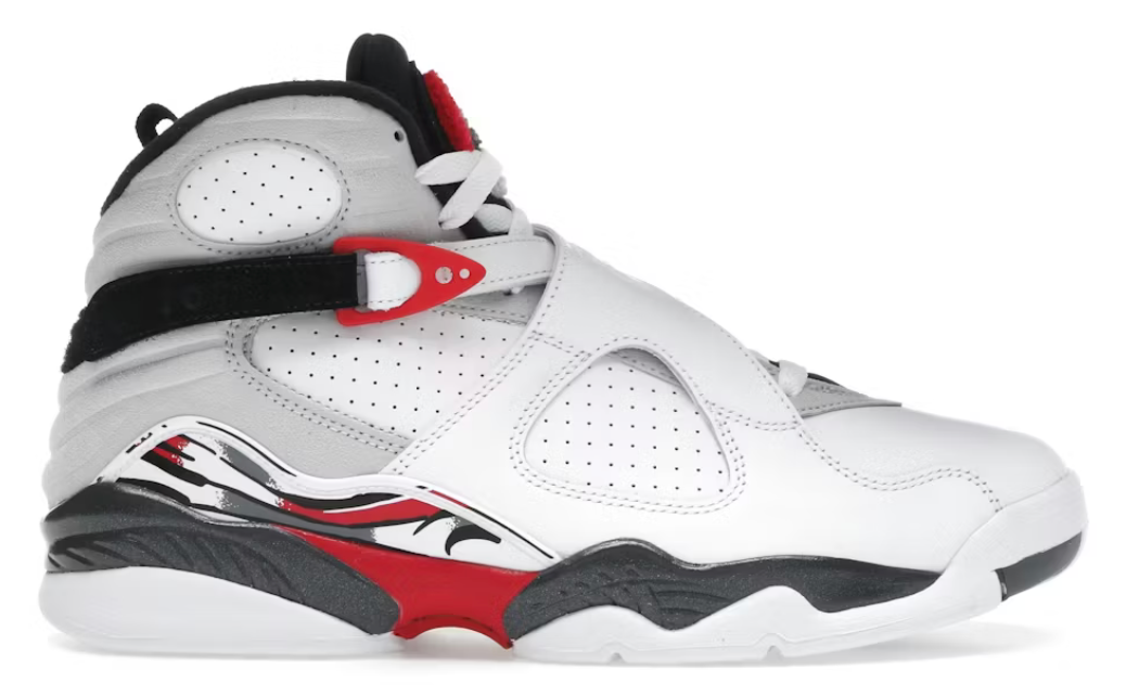 Jordan 8 Retro White True Red (2025)