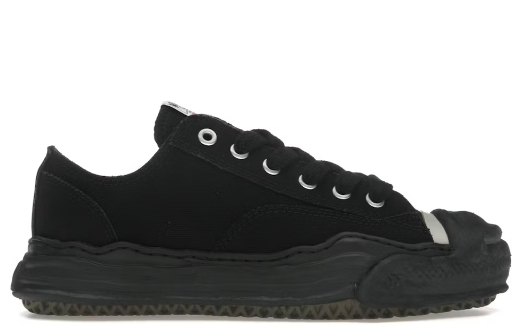Maison Mihara Yasuhiro Hank OG Sole Canvas Low Black Black