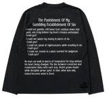 Lost Shdws GAMBLING LONG SLEEVE