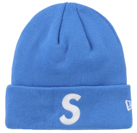 Supreme New Era S Logo Beanie (FW24) Blue