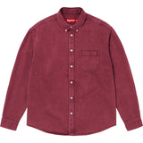 Supreme Appliqué Denim Shirt Red
