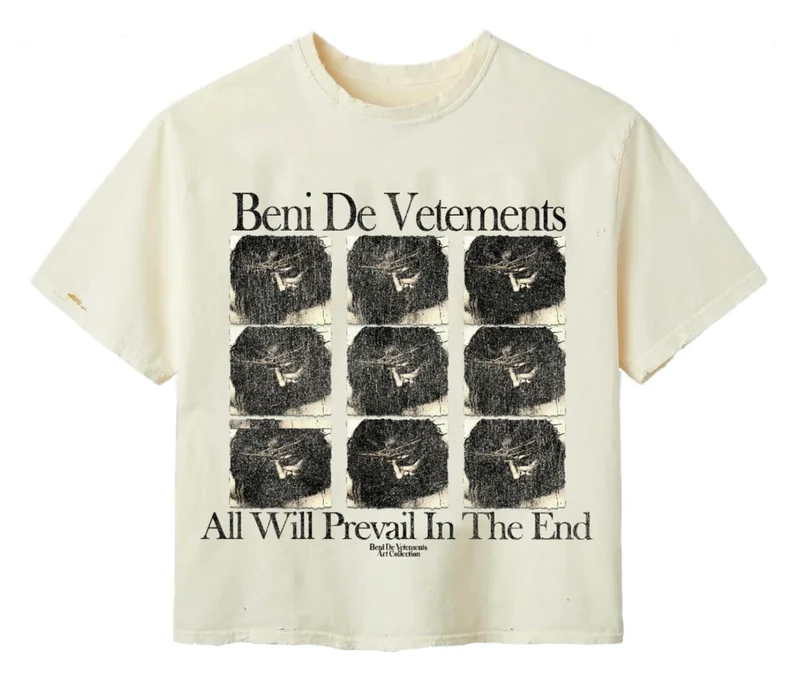 STILE DE AMOR BENI VETEMENTS TEE CREAM