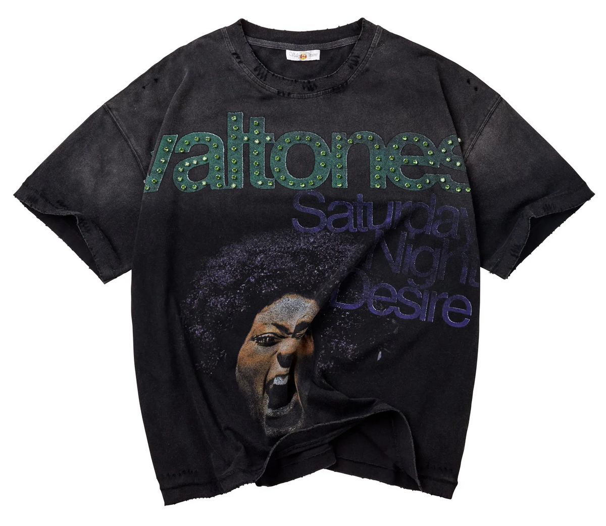 VALE FOREVER SATURDAY BLING TEE [BLACK]