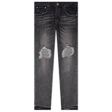 Purple P002 Vintage Worn Grey Jeans