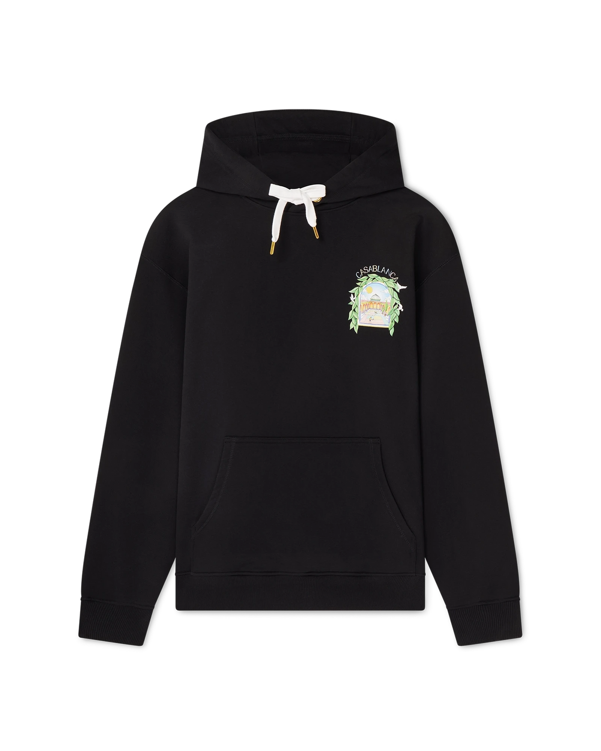 CasaBlanca L'ARCHE DE TENNIS HOODED SWEATSHIRT Embroidered