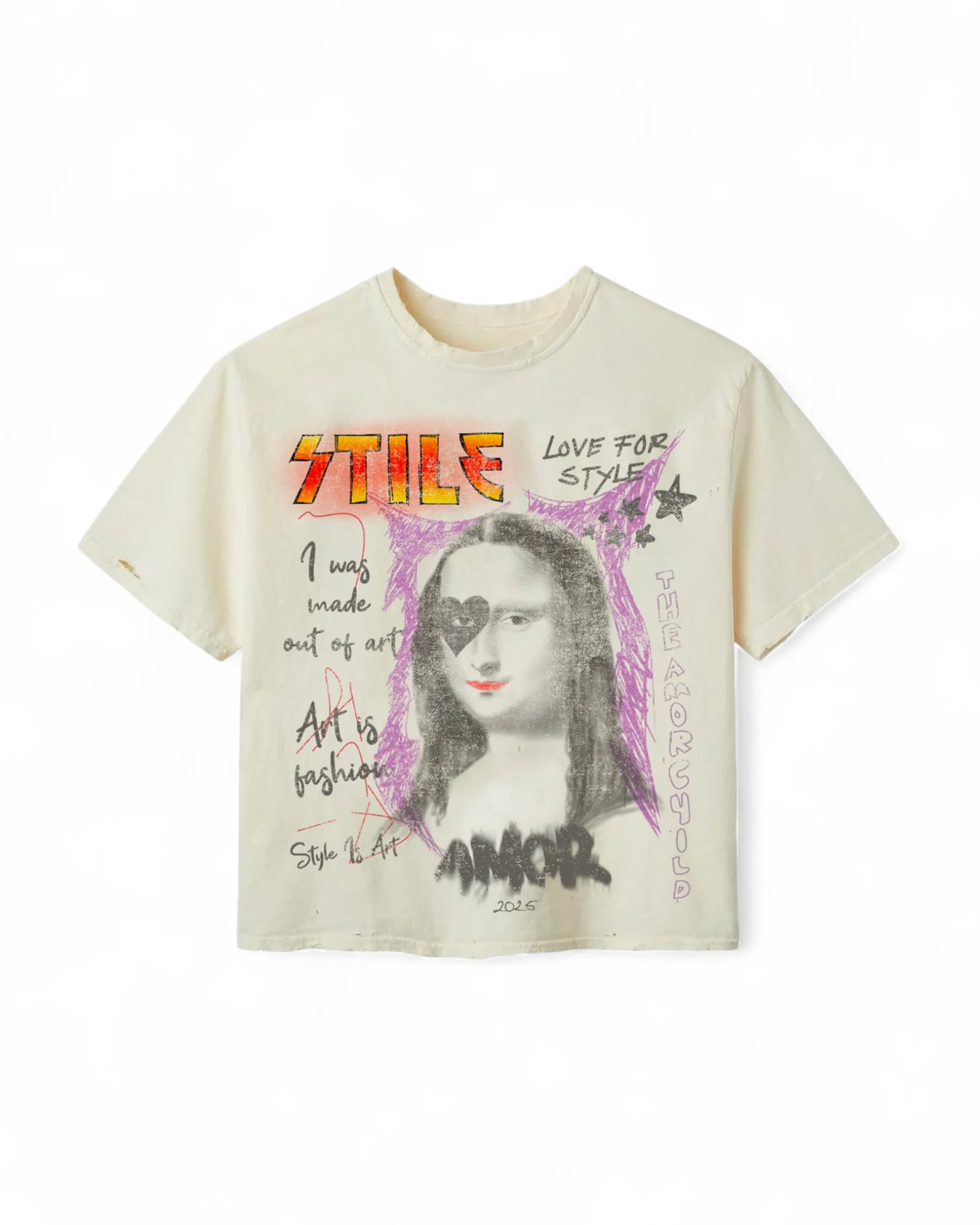 Stile De Amor Galleria CREAM MONALISA TEE