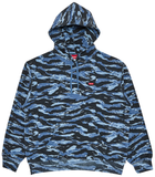 Supreme Small Box Hooded Sweatshirt 'Blue Tiger Camo'