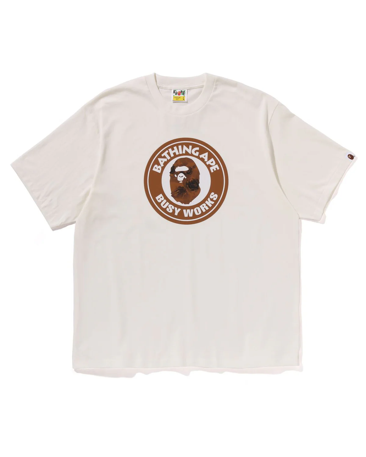 Bape Floral Solid Camo Tee White/Brown