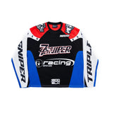 TRIPLE SEVENS X SNIPER GANG 1800 RACING JERSEY RED BLUE