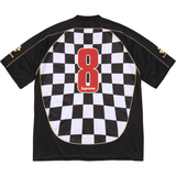 Checkerboard Soccer Jersey Black