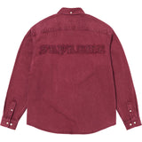 Supreme Appliqué Denim Shirt Red
