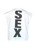 Matiere De Desirs MADONNA CUTOFF T-SHIRT ‘WHITE’
