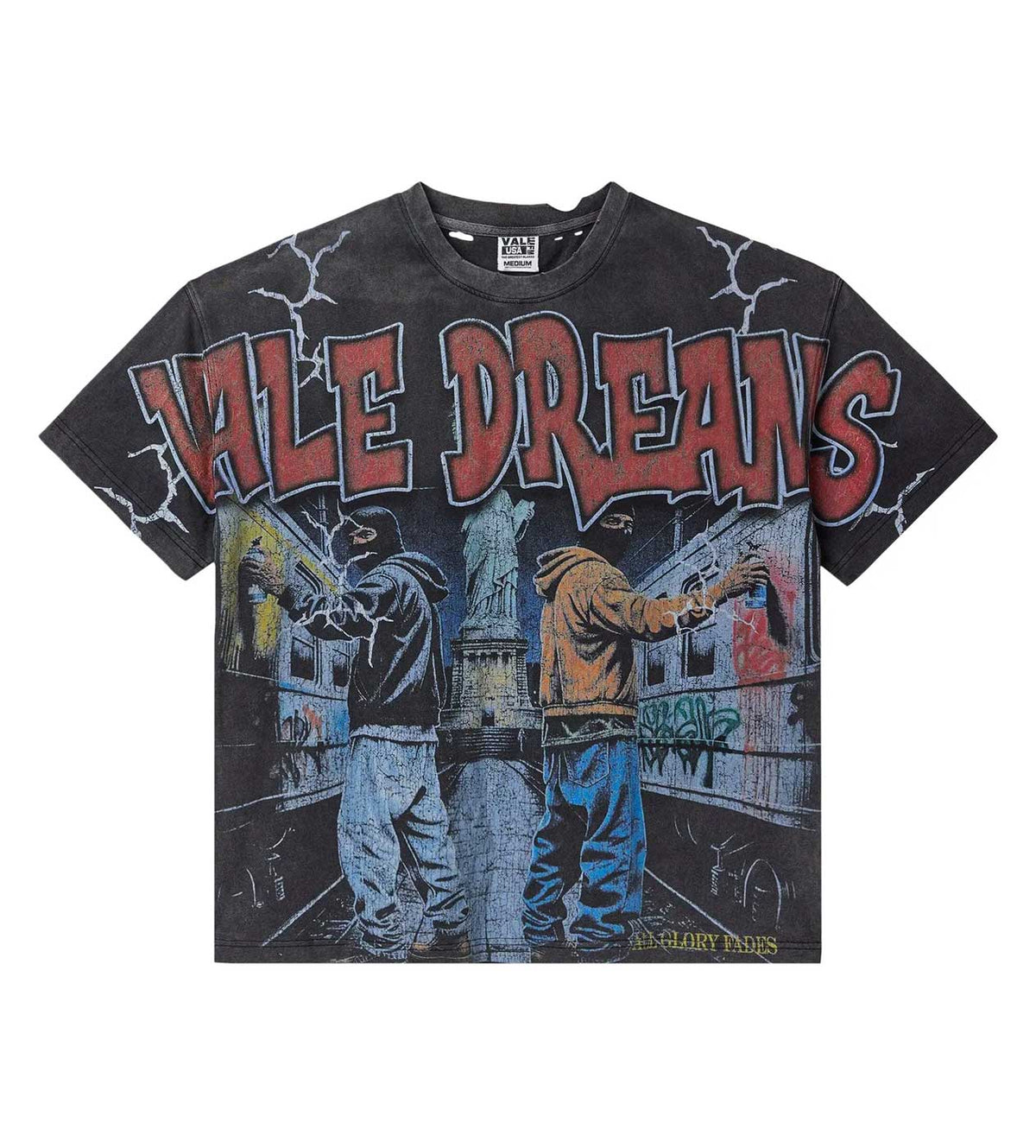 VALE FOREVER TAG BIG TEE BLACK