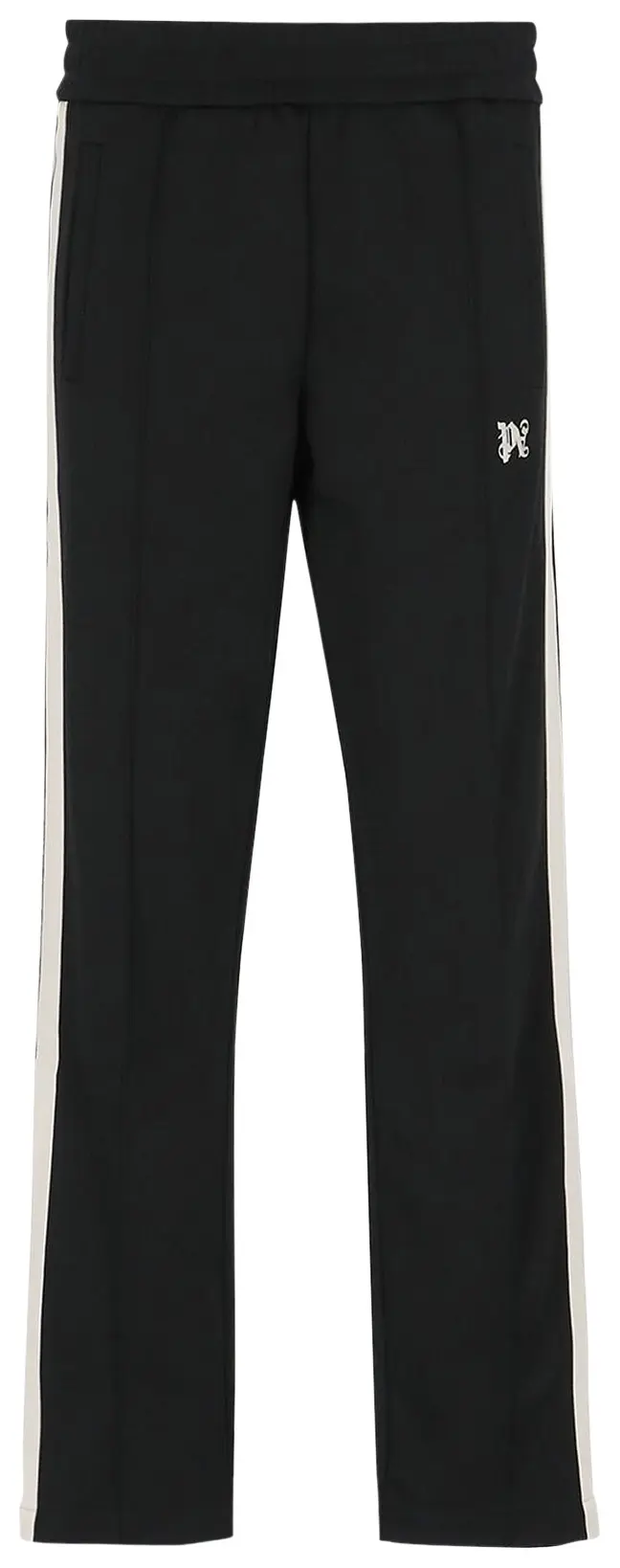 Palm Angels Monogram Piquet Track Pants 'Black/Off White'