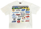BOTTEGA DESIRES 'RACING' WHITE TEE