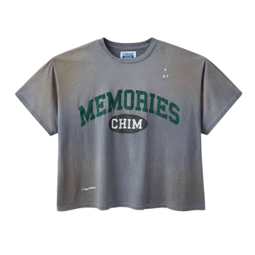 HAPPY MEMORIES DON'T DIE 'HEATHER GREY' COLLEGE TEE